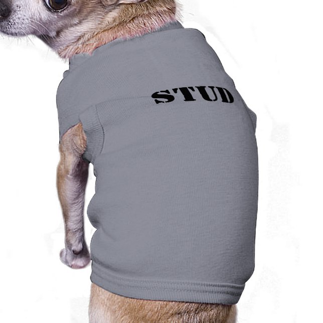 T-shirt Chemise Stud pour Chiens ! (Dos)