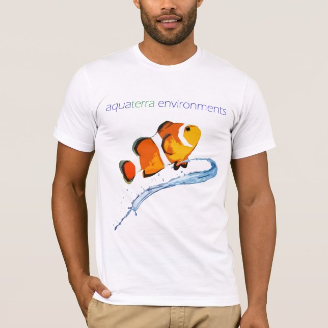 T-shirt Chemise stylisée de Clownfish d'environnements (Devant)