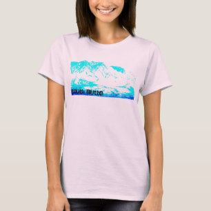 T-shirt Chemise sud Butte bleue Montagne T