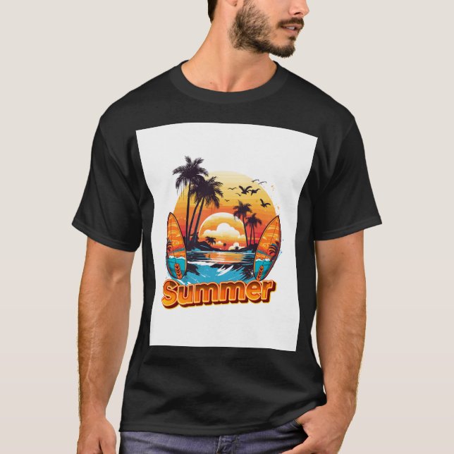T-shirt Chemise Summer Vibe (Devant)