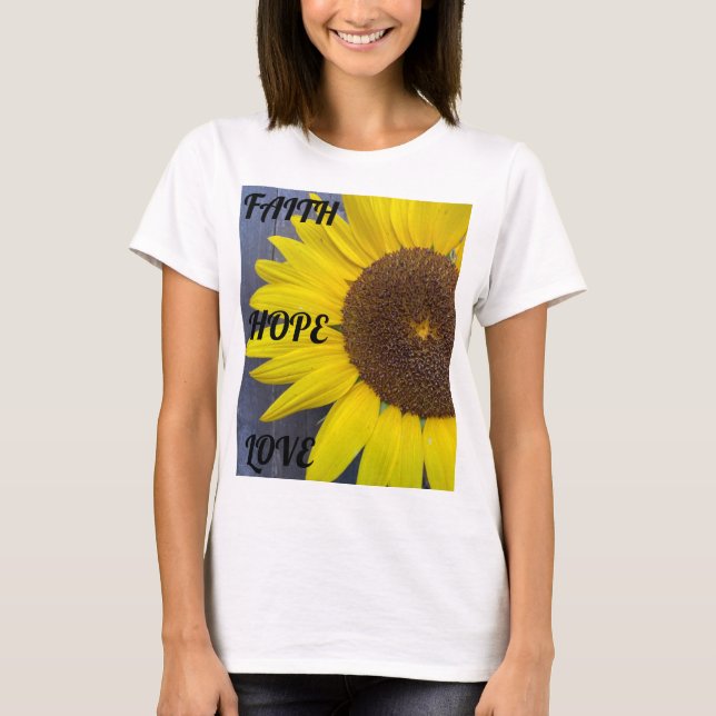 T-shirt Chemise Sunflower Faith (Devant)