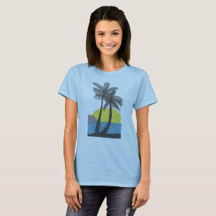 T-shirt Chemise Sunrise Palm Tree