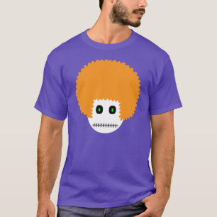 T-shirt chemise supérieure de carotte. gingembre