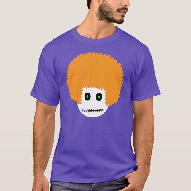 T-shirt chemise supérieure de carotte. gingembre (Devant)