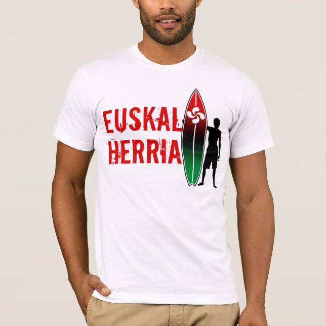 T-shirt Chemise surfante Basque (Devant)