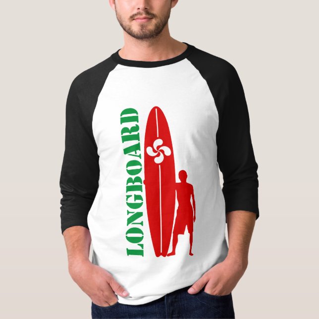 T-shirt Chemise surfante Basque (Devant)