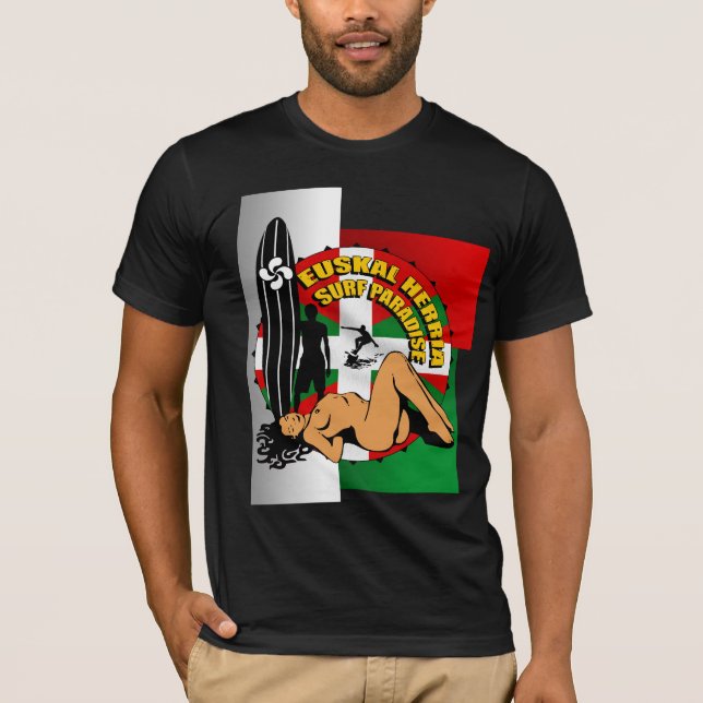 T-shirt Chemise surfante Basque (Devant)