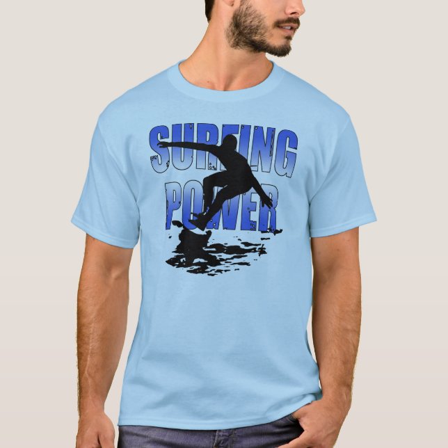 T-shirt Chemise surfante de puissance (Devant)