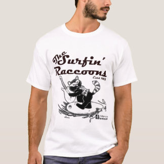 T-shirt Chemise Surfin' Raccoons Band