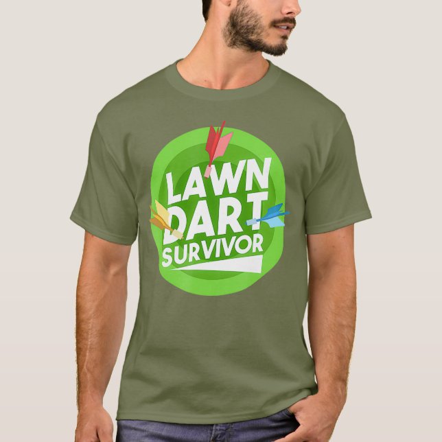 T-shirt Chemise Survivante Dart de pelouse (Devant)