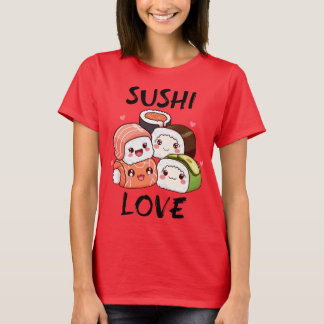 T-shirt Chemise Sushi Love