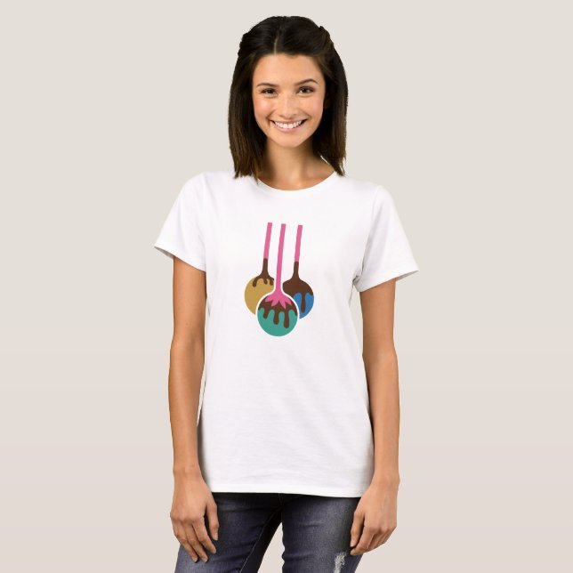 T-shirt Chemise Sweet Addict (Devant entier)