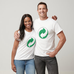 T-shirt Chemise symbole Recycler