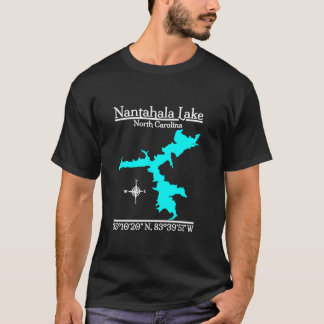 T-shirt Chemise T à manches longues du lac Nantahala en Ca