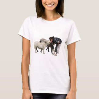 T-SHIRT CHEMISE T À MOTIF DE CHEVAL