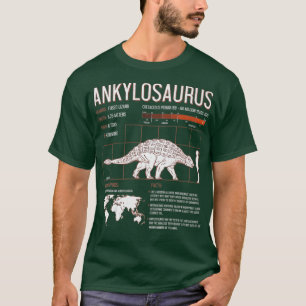 T-shirt Chemise T Ankylosaurus - Chemise Dinosaur pour enf