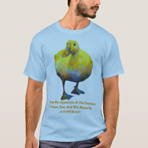 T-shirt Chemise T Bleue Duckman