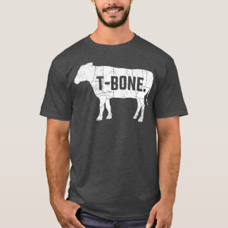 T-shirt Chemise T-Bone BBQ Boeuf Drôle