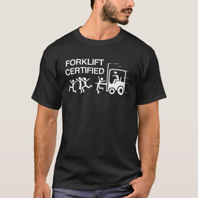 T-shirt Chemise T certifiée Forklift (Devant)