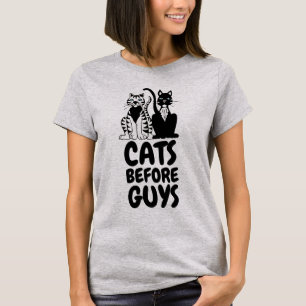 T-SHIRT CHEMISE T CHAT ANTI-SAINT-VALENTIN
