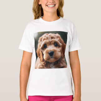 T-shirt Chemise T Chiot Cute Cockapoo - Chemises Animal Cu