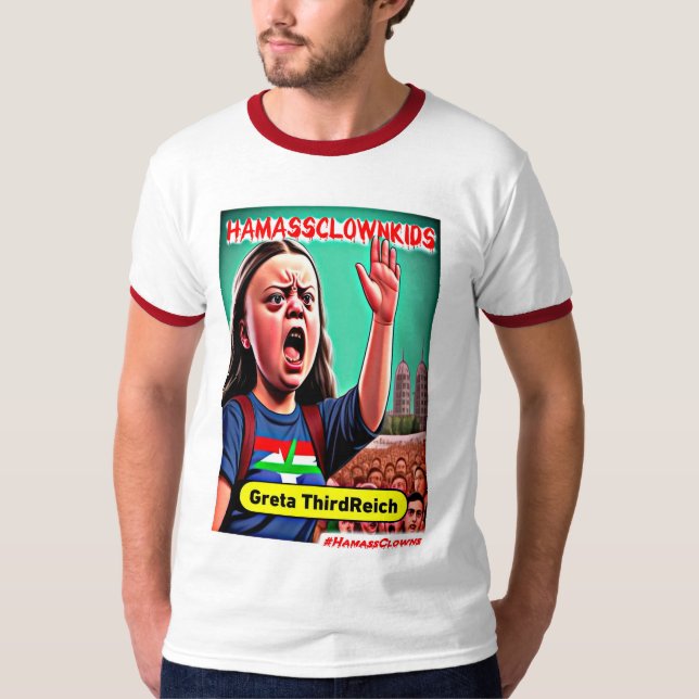 T-shirt Chemise T-ClownHamAssKids (Devant)