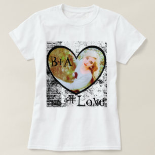 T-shirt Chemise T, Coeur - Insertion photo