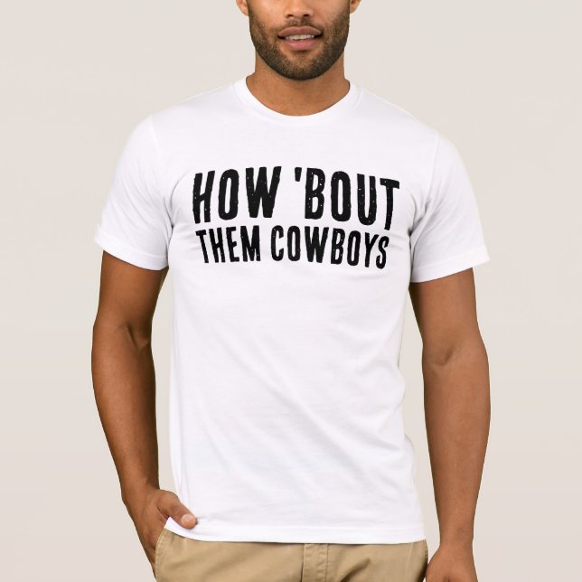 T-SHIRT CHEMISE T COWBOYS COMME ÇA (Devant)