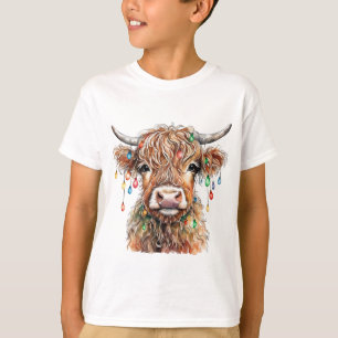 T-shirt Chemise T de vache Highland