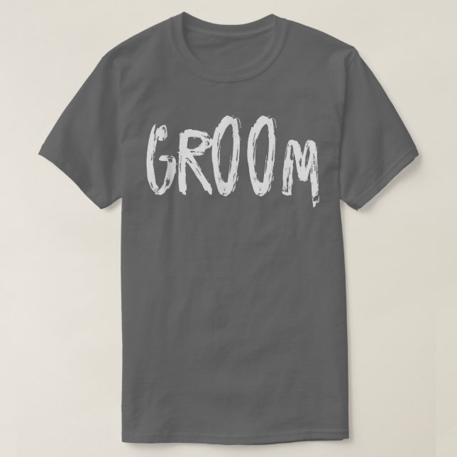T-shirt Chemise T du marié (Design devant)
