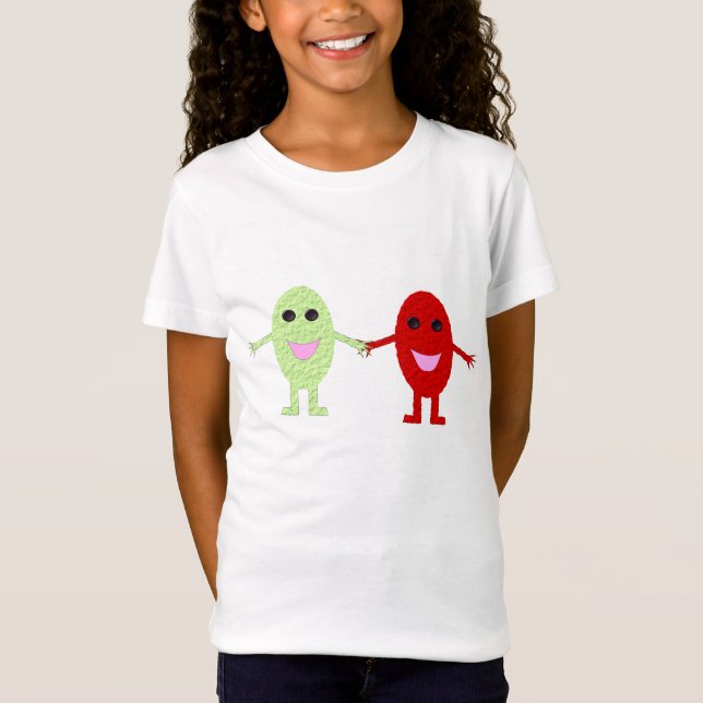 T-Shirt Chemise T Enfants Amis (Devant)