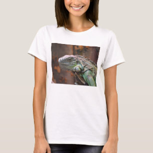 T-shirt Chemise T Femmes avec Lizard coloré Iguana