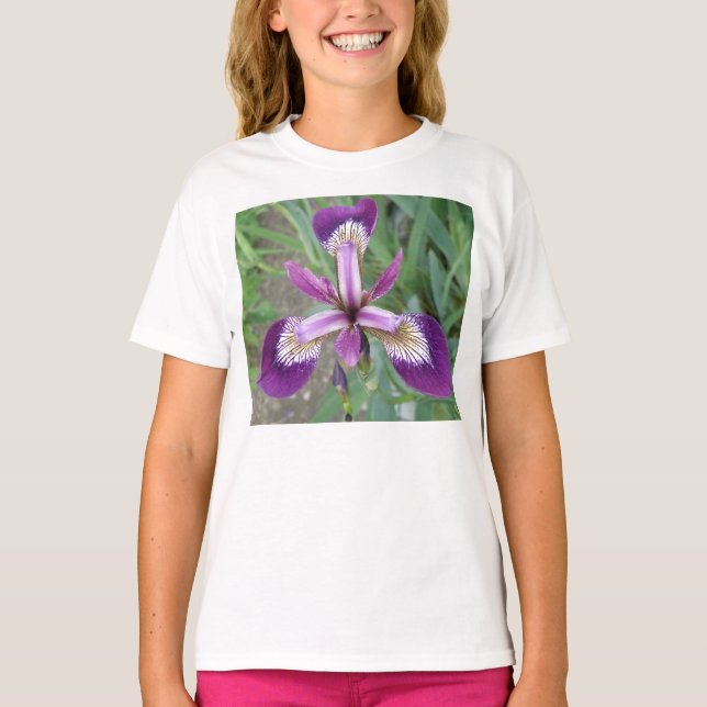 T-shirt Chemise T Filles Iris Violet (Devant)