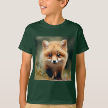 Chemise T Fox Cute - Chemises Animal Cute