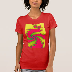 T-shirt Chemise T Fractée pour le dragon de Nouvel An chin