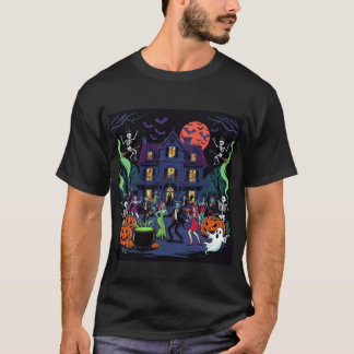 T-shirt Chemise T Halloween
