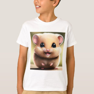 T-shirt Chemise T Hamster Cute - Chemises Animal Cute