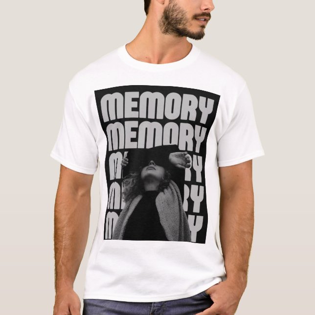 T-SHIRT CHEMISE T-IMPRIMÉE AVEC TEXTE (Devant)