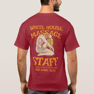 T-SHIRT CHEMISE T LOGO DU PERSONNEL DE LA MAISON BLANCHE S