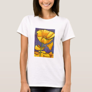 T-shirt Chemise T no 4 de la chute pétale