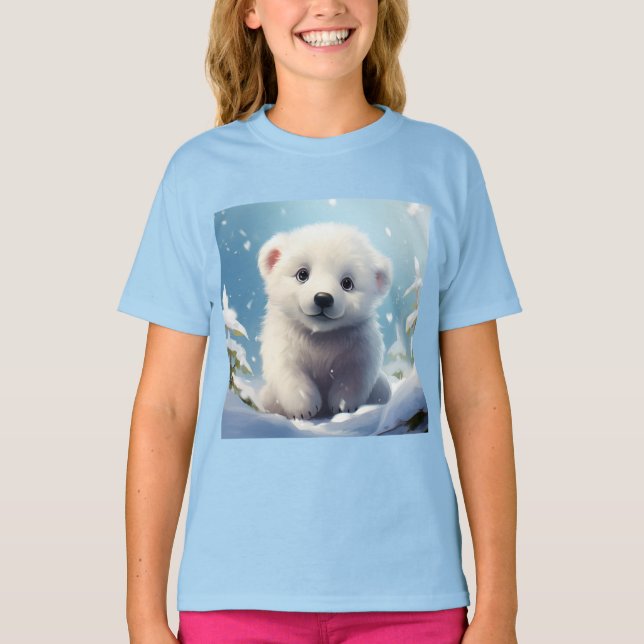 T-shirt Chemise T Ours Polaire Migné - Chemises Animal Mig (Devant)