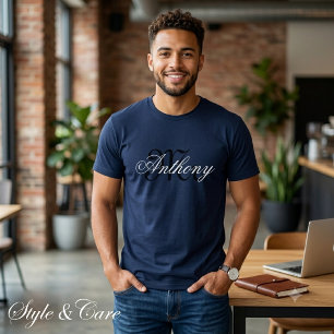 T-shirt Chemise T personnalisée Monsieur Nom Hommes Cadeau