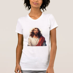T-shirt Chemise T pour femme Jésus-Christ chrétien
