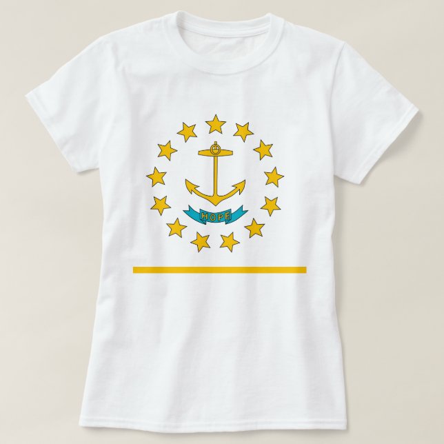 T-shirt Chemise T pour femmes avec le drapeau de l'État de (Design devant)