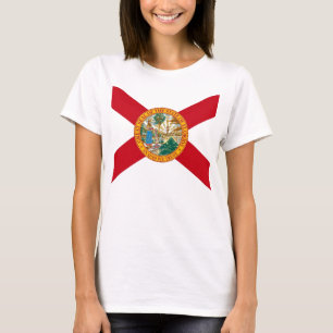 T-shirt Chemise T pour femmes avec le drapeau de l'État de