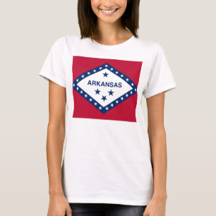 T-shirt Chemise T pour femmes avec le drapeau de l'État de