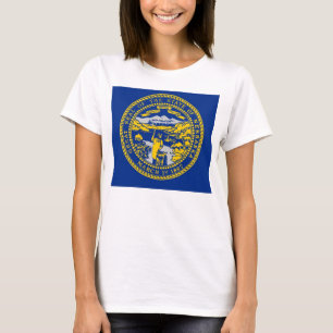 T-shirt Chemise T pour femmes avec le drapeau de l'État du