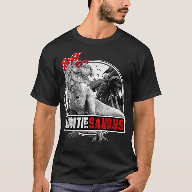 T-shirt Chemise T-Rex Auntie Dinosaur (Devant)