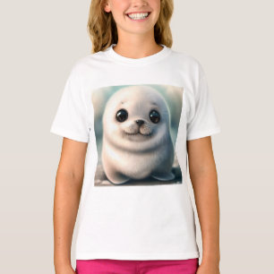 T-shirt Chemise T Sceau mignonne - Chemises Animal mignonn
