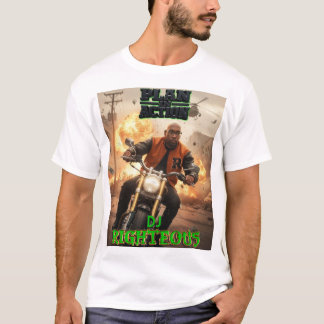 T-shirt Chemise T Shirt Couverture d'album Plan En Action